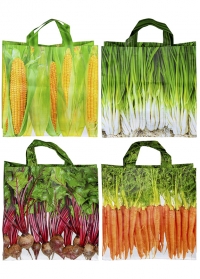 Сумка хозяйственная для покупок пластиковые Vegetables Collection TP276 Esschert Design фото