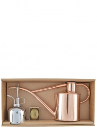 Подарочный набор лейка и опрыскиватель HAWS Copper Rowley Ripple & Nickel Smethwick Spritzer фото