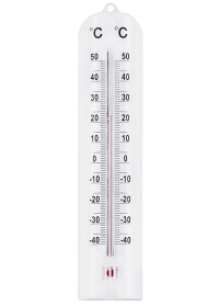 Термометр настенный белый 28 см. White AJS-Blackfox фото