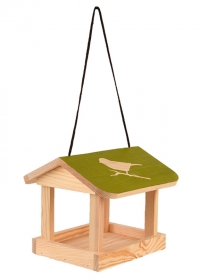 Деревянная подвесная кормушка для птиц Домик FB542 Esschert Design фото