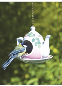 Кормушка для птиц керамическая Чайник FB281 Esschert Design фото