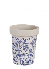 Горшок цветочный из состаренной керамики Aged Ceramic Print AC89 Esschert Design фото