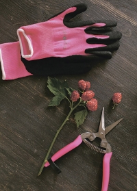Перчатки для флористов флуорсцентные Florabrite Burgon & Ball фото.jpg