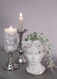 Скульптура кашпо для цветов голова Flavia Lene Bjerre фото