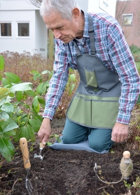 Фартук садовода огородника с карманами для инструментов Gardentool Grey Esschert Design GT86 фото
