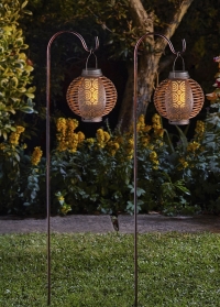 Декоративные садовые фонари на солнечной батарее - набор 2 шт. Forli Smart Garden фото