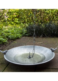 Декор для загородного дома и дачи - дождевая цепь с купальней для птиц TH94 Esschert Design фото
