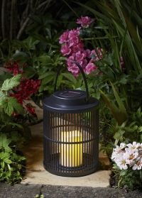 Декоративный садовый фонарь на солнечных батарейках Urbane Black от Smart Garden (Великобритания) фото