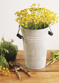 Оцинкованная ваза для цветов 4 литра Esschert Design фото
