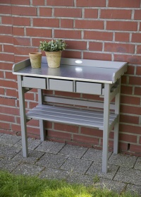 Садовый стол для рассады деревянный Esschert Design фото