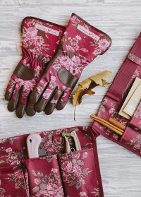 Утепленные садовые перчатки GardenGirl Classic Cherry WWG22 фото