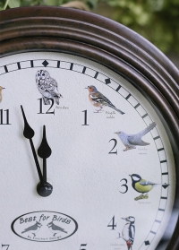 Настенные часы с птицами FB416 от Esschert Design заказать на сайте Consta Garden