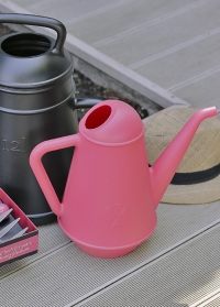 Лейка дизайнерская для цветов винтажный кофейник Butler Pink Xala Бельгия фото.jpg