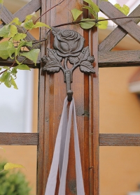 Крючок настенный декоративный из чугуна Roses TT211 Esschert Design фото