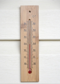 Термометр деревянный для помещения 40013 французского бренда AJS-Blackfox заказ на сайте Consta Garden