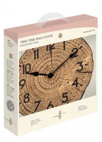 Уличные часы для дачи и загородного дома спил дерева Tree Time от Smart Garden на сайте Consta Garden