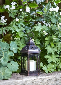 Фонарь подсвечник со светодиодной свечой Maroc by Smart Garden фото
