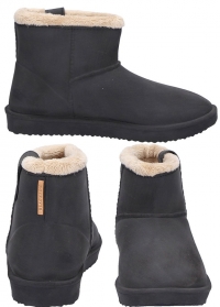 Ботинки угги зимние резиновые Ankle Boots Cheyenne Anthracite - французская обувь AJS Blackfox фото.jpg