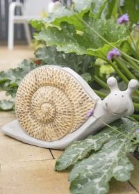 Садовая фигурка - светильник на солнечной батарее Улитка Smart Garden фото