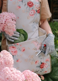 Перчатки с покрытием из латекса для сада и огорода Eglantine Grey AJS-Blackfox фото
