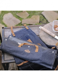 Инструменты для барбекю в чехле-сумке из джинсовой ткани GT196 Esschert Design фото