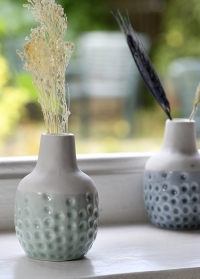Набор 3-х керамических миниатюрных вазочек Dotty Mini Trio Burgon & Ball фото