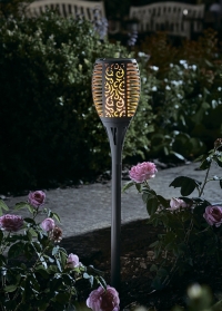Садовый фонарь на солнечной батарее Факел Torch Slate Smart Garden фото