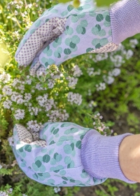 Набор садовых перчаток из хлопка с пвх пупырышками для прополки и посадки заказать на сайте Consta Garden