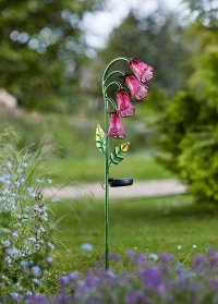 Декоративная садовая фигурка на солнечной батарее Наперстянка от Smart Garden купить в интернет-магазине Consta Garden