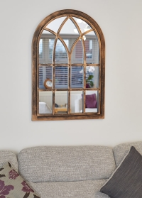 Зеркало настенное для интерьера дома и ландшафтного дизайна Victorian Coppergris от Smart Garden фото