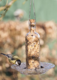 Кормушка для птиц стеклянная «Бутылка» Esschert Design