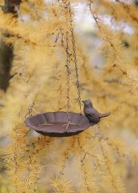 Чугунная подвесная кормушка для птиц FB378  Esschert Design заказать на сайте Consta Garden фото