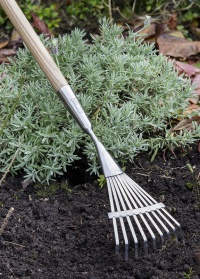 Веерные грабли узкие для дачи - лучший садовый инструмент английского бренда Burgon & Ball на сайте Consta Garden