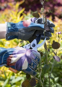 Стильные и функциональные садовые перчатки Passiflora для работы в саду и на даче Burgon & Ball фото