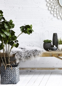 Плетеные декоративные корзины в скандинавском стиле Lene Bjerre для дома и сада фото