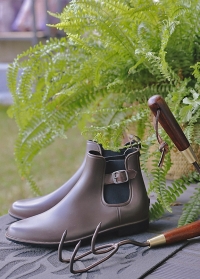 Резиновые ботинки-челси Brown Delia от AJS-Blackfox (Франция) фото