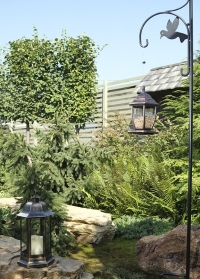 Садовый металлический держатель для кормушек и фонарей от Smart Garden фото