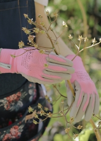 Флористические перчатки для работы с растениями AJS Blackfox флористу в подарок фото