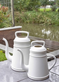 Садовая лейка-кофейник 12 литров для полива цветов Lungo Light Grey Xala фото.jpg