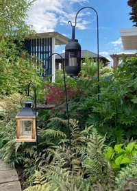 Кронштейн садовый для цветочных подвесных кашпо и фонарей вставляется в грунт Smart Garden фото