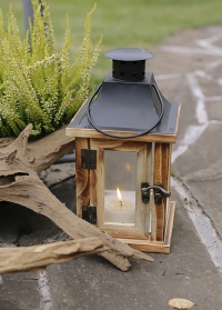 Декоративный подсвечник - Домик из дерева и стекла  Alta by Outside In Smart Garden фото