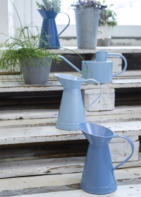 Эмалированный кувшин-ваза для цветов Blue Shades EL100 от Esschert Design фото