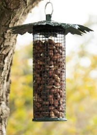 Подвесная садовая кормушка для птиц под орехи Дубовые листья FB483 Esschert Design фото 