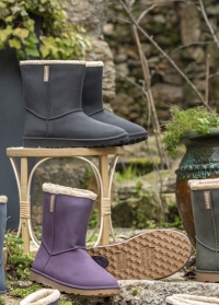 Угги резиновые зимние CHEYENNETOO Black - французская обувь AJS-Blackfox фото