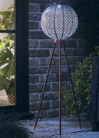 Фонарь декоративный на солнечной батарее для сада и дома TriSol Damasque от Smart Garden купить в интернет-магазине Consta Garden