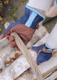 Садовые женские перчатки для ухода за садом Denim Burgon & Ball GLO/DENIM фото