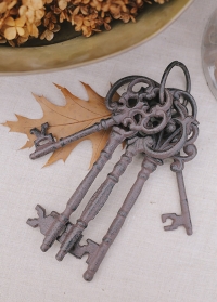 Ключи амбарные декоративные из чугуна Esschert Design DB63 картинка