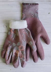 Садовые женские перчатки утепленные Classic Cherry Collection GardenGirl TWG22 фото